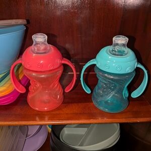 2 Nuby Sippys